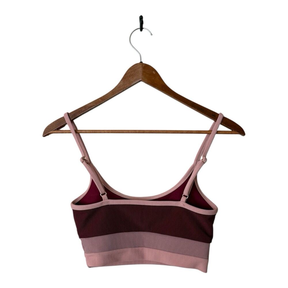 Beach Riot Eva Top Sports Bra Size Small Oxblood - Picture 4 of 9